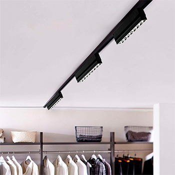 led светильники трековые 1-фазные Jazzway PTR 2120R черные на шинопроводе