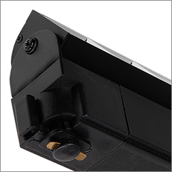 led светильник трековый 1-фазный Jazzway PTR 2120R черный - трековый адаптер