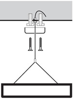 линейный led светильник Jazzway PSO-01 45w - подвесной монтаж