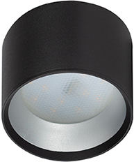 cветильник накладной OL8 GX53 BK/SL "Эра" - внешний вид