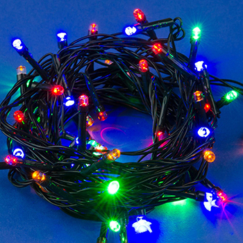 led гирлянда Uniel ULD-S0280-020/DGA Multi IP20 - включенная