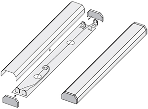 светильник Navigator серии DPO-04 под лампы Т8 - монтаж