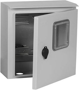 корпус металлический IEK ЩУ-1/1-0 У1 IP66 Titan - внешний вид