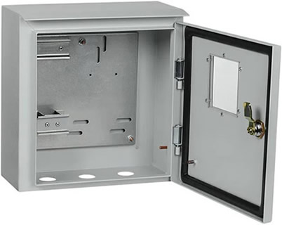 корпус металлический IEK ЩУ-1/1-0 У1 IP66 Titan - внешний вид