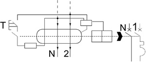 АВДТ DEKraft ДИФ103-6кА - схема электрическая