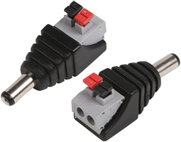 разъем питания DC штекер 2,1 x 5,5 мм Rexant 14-0314-2 с быстрозажимной колодкой - внешний вид