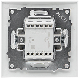 выключатель 2-клавишный EKF EWV10-123-10 "Валенсия" - вид с тыльной стороны