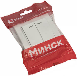 выключатель EKF ERV10-123-10 "Минск" - упаковка