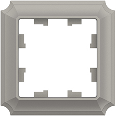 рамка 1-постовая Systeme Electric AtlasDesign Antique шампань - внешний вид