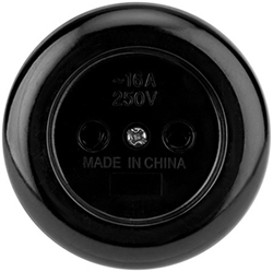 розетка 1-местная карболитовая Rexant 11-8980 - внешний вид