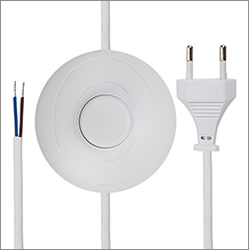 сетевой шнур 2,5 м Rexant 11-1145 (ШВВП 2 х 0,75 кв.мм) с напольным переключателем - внешний вид