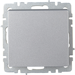 выключатель 1-клавишный проходной IEK ВС10-1-6-БрА Brite - внешний вид