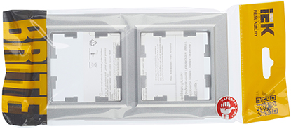 рамка 2-постовая IEK РУ-2-БрА Brite - упаковка