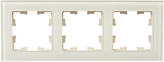 рамка 3-постовая IEK РУ-3-2-БрВа Brite - внешний вид