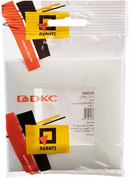 рамка 1-постовая DKC Avanti, цвет белое облако, - упаковка