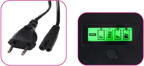 устройство зарядное ФАZА CNA-6IS-12 - ж/к дисплей и кабель питания в комплекте