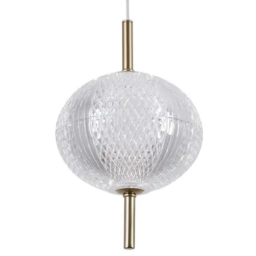 Светильник подвес свд 5Вт 4000К 600лм латунь сфера Modestyle