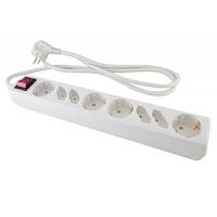 Удлинитель 8-мест 1,5м ПВС 3*1,5 белый выкл TDM  