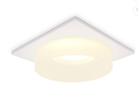 Светильник точечный G5.3 квадрат белый встраиваемый TECHNO SPOT