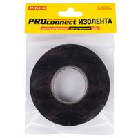 Изолента х/б 18мм*31,9м черный Proconnect 200г 2-сторонняя