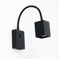 Светильник настенный (бра) 1*15Вт GU10 черный General гибкий