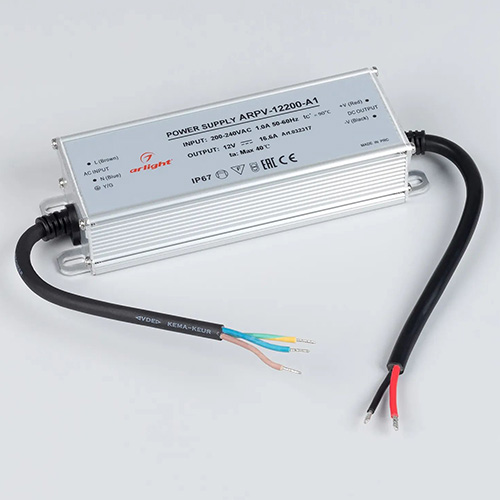 Блок питания 12В 200Вт IP67 Arlight