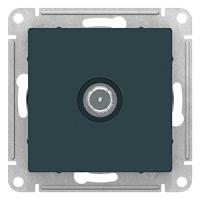 Атлас изумруд розетка TV оконечная скрытая 1-ая 
