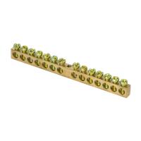 Шина нулевая 8*12 14групп без изолятора винтовой по центру EKF