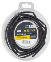 Трубка ТУТнг-LS 3/1,5мм черный 2м инд.упаковка IEK