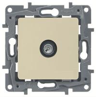 Этика кремовый розетка TV оконечная скрытая 1-ая 