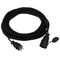 Удлинитель 1-мест 20м КГ 3*1,5 черный  IP44 Rexant шнур