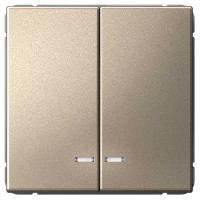 АртГэллери шампань выключатель 2кл с подсветкой скрытая 10А IP20 