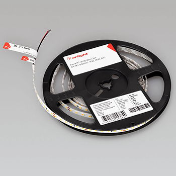 Лента свд 24В 9,6Вт/м 120свд/м 4000К 1104лм/м 2835 IP20 Arlight кратно 5м