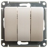 Глосса перламутр выключатель 3кл скрытая 10А IP20 