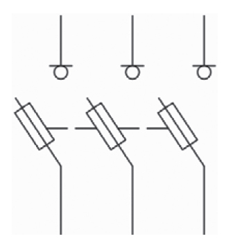 Разъединитель 3Р 400А горизонтальный ПВР DEKraft 