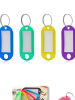 Бирки для ключей пластик разноцветный 5шт
