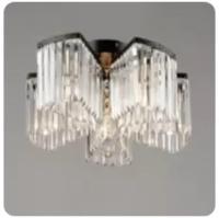 Светильник потолочный (люстра) 10*60Вт Е27 черный/золото