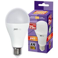 Лампа свд 220В Е27 25Вт 3000К 2100лм стандарт A65 матовая Jazzway 