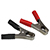 Зажим-крокодил 100А красный пвх