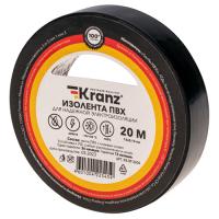Изолента ПВХ 15мм*20м черный Kranz 