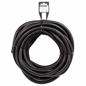 Труба гофра 16мм ПВХ белый с протяжкой TDM 50м