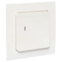 Стокгольм белый выключатель 1кл скрытая 10А IP20 Zigbee умный