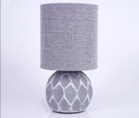 Светильник настольный 1*40Вт Е14 серый Estares патина