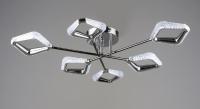 Светильник потолочный (люстра) свд 72Вт  5400лм хром/белый 