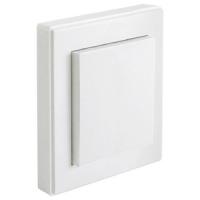 ТДМ белый выключатель беспроводной 1кл открытая 10А IP20  12В