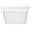 Светильник настенно-потолочный свд 15Вт 6000К 1350лм квадрат белый 