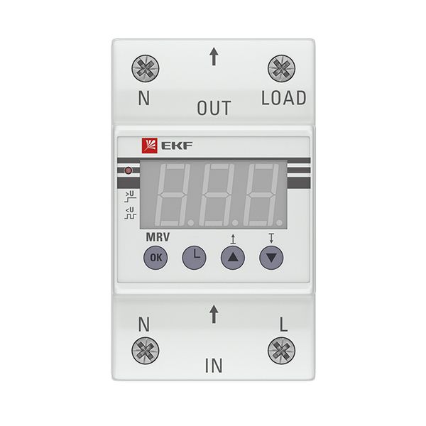 Реле напряжения 1ф 32А 3мод MRV EKF ЖКИ