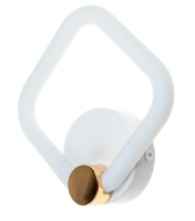 Светильник настенный (бра) свд 20Вт 3000К-6500К 1800лм белый/золото Ritter