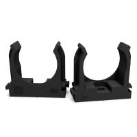 Держатель для трубы 32мм черный 25шт ПРОМРУКАВ для МП