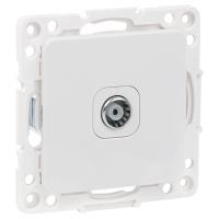 Стокгольм белый розетка TV оконечная скрытая 1-ая 